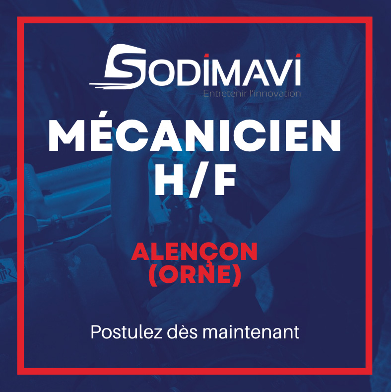 recrute mecanicien alençon