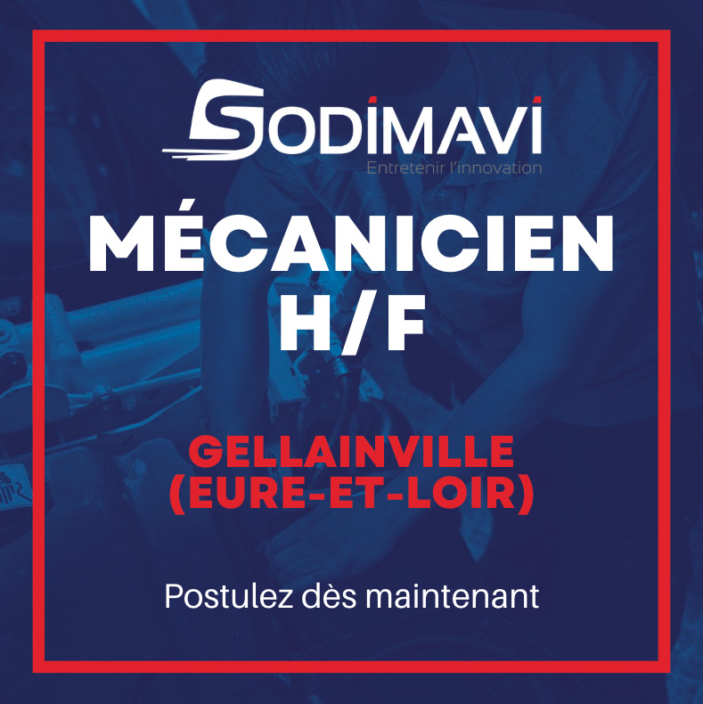 recrute mecanicien gellainville
