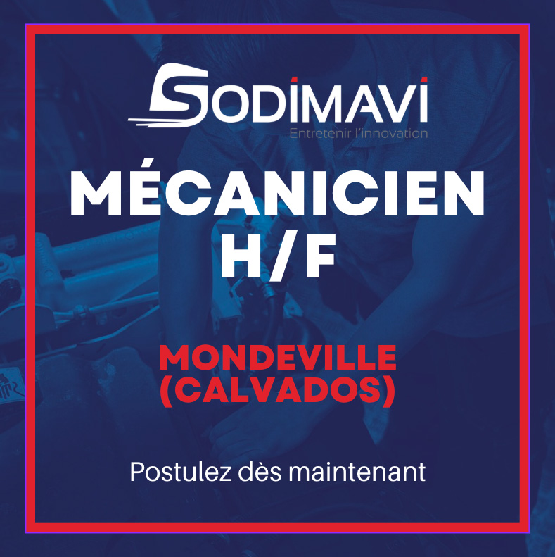 recrute mecanicien mondeville