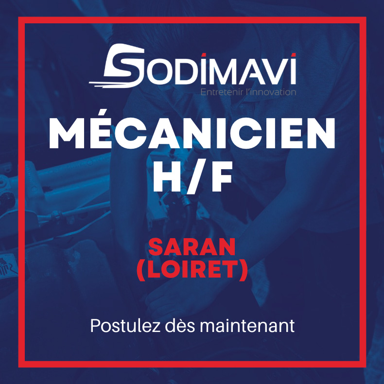 recrute mecanicien saran